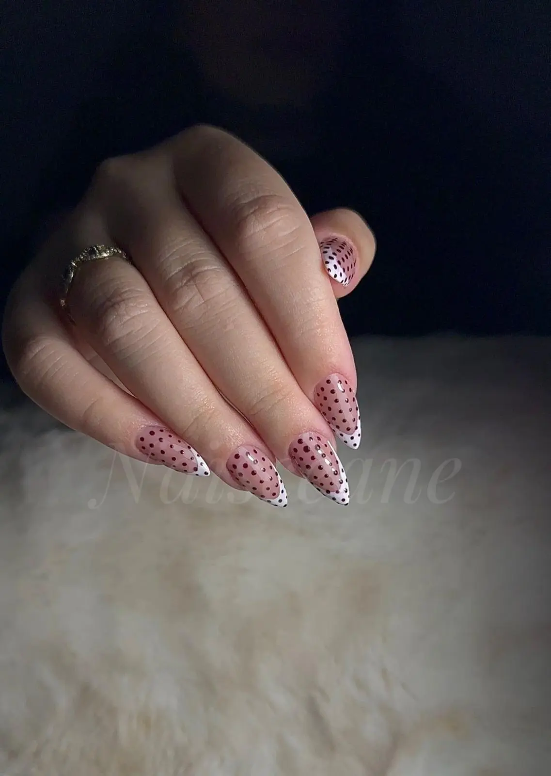 Rallongement gel French nail art – Naïsceane Onglerie Peyruis